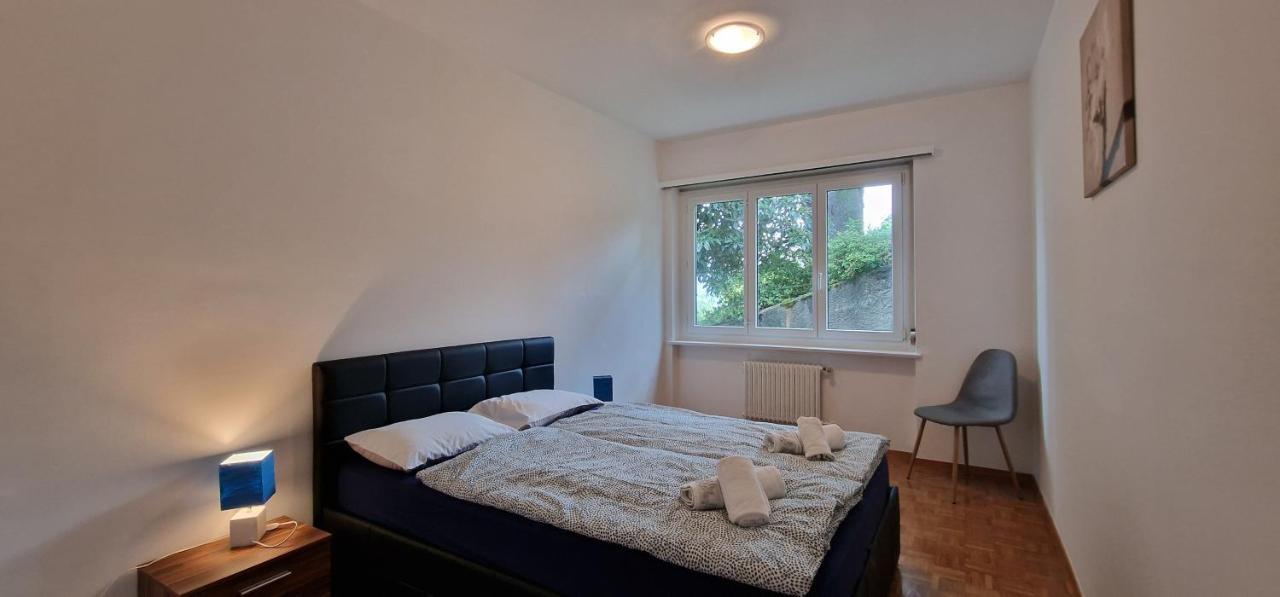 Lugano Lakeview Apartment Private Parking & Self Check-In Exterior photo